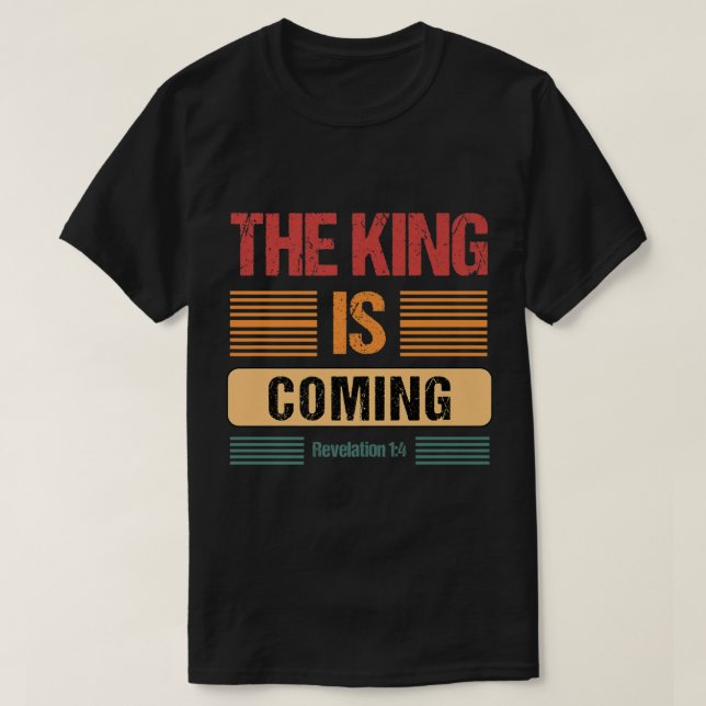 T-shirt Révélation du roi 14 Rapture chrétienne (Design devant)