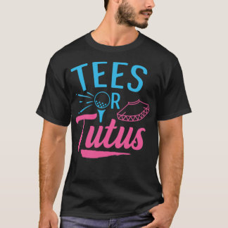 T-shirt Révéler le genre Conception de golf pour un object