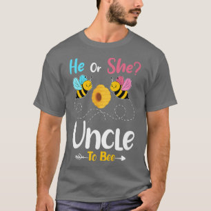 T-shirt Révéler le genre L'oncle à l'abeille annonce