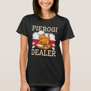 T-shirt Revendeur de Pierogi Nourriture Polonaise Chat Che