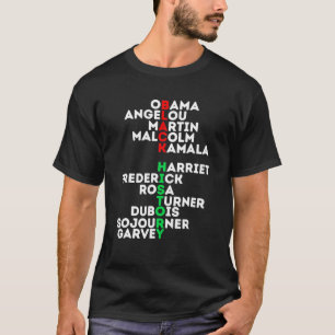 T-shirt Rêver Comme Martin Plomb Comme Harriet Black Histo