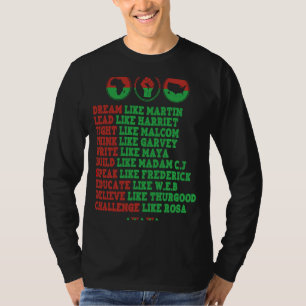 T-shirt Rêver Comme Martin Plomb Comme Harriet Black Histo