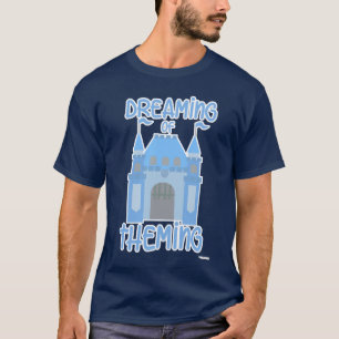 T-shirt Rêver de thème amusant dessin animé du parc à thèm