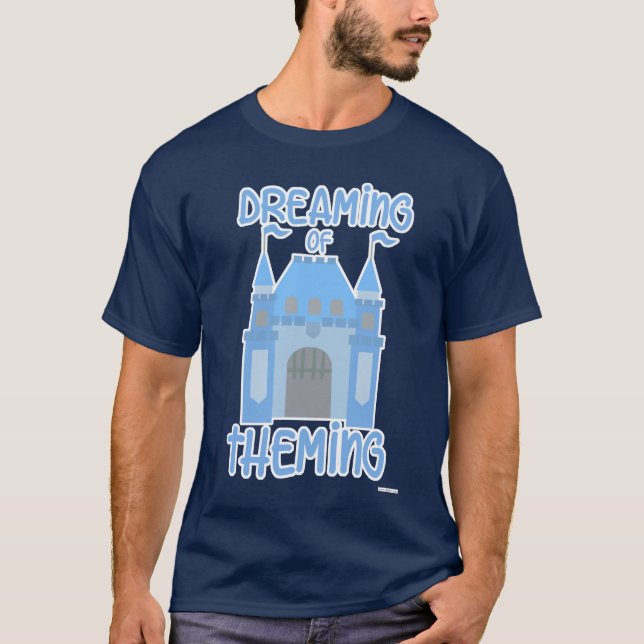 T-shirt Rêver de thème amusant dessin animé du parc à thèm (Devant)
