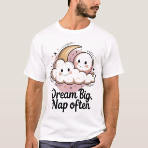 T-shirt Rêver Grosse sieste Souvent - Adulte du sommeil