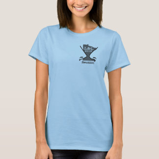 T-shirt revers gris du logo 1-Sided