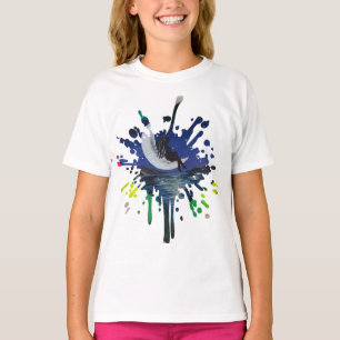 T-shirt Rêves au Clair de Lune - Œuvre d'art artisanale