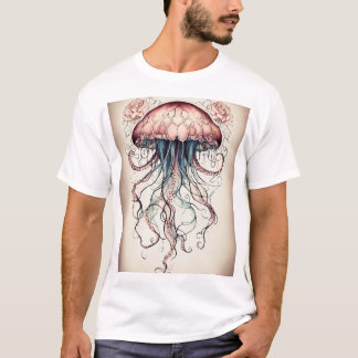 T-shirt Rêves de méduses : Planeur Doux d'Océan"