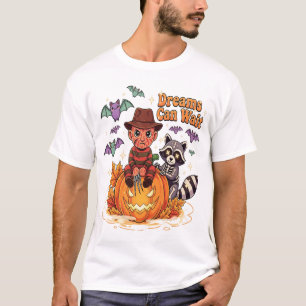 T-shirt rêves d'Halloween peuvent attendre horreur monstre