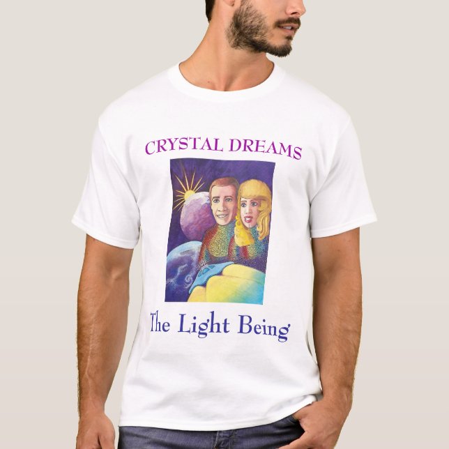 T-shirt Rêves en cristal, être léger (Devant)