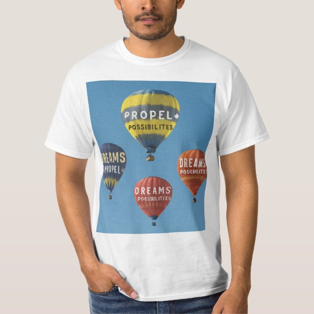 T-shirt Rêves Propel Possibilités" (Devant)