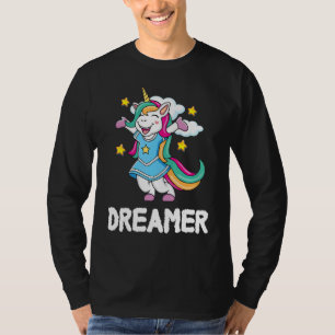 T-shirt Rêveur de licorne Mignons licornes pour cheval