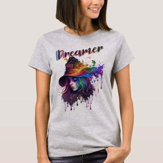 T-shirt Rêveur des rêves Manifestation apatride (Devant)