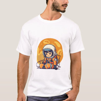T-shirt Rêvez grand, petit astronaute