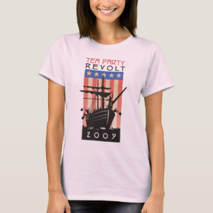 T-shirt Révolte 2009 de thé