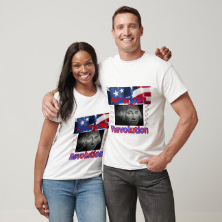 T-shirt révolution américaine blanche