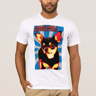 T-shirt révolution de chiwawa - bleu