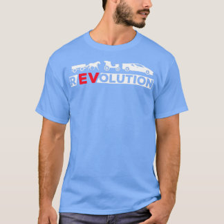 T-shirt Révolution de la batterie du véhicule électrique