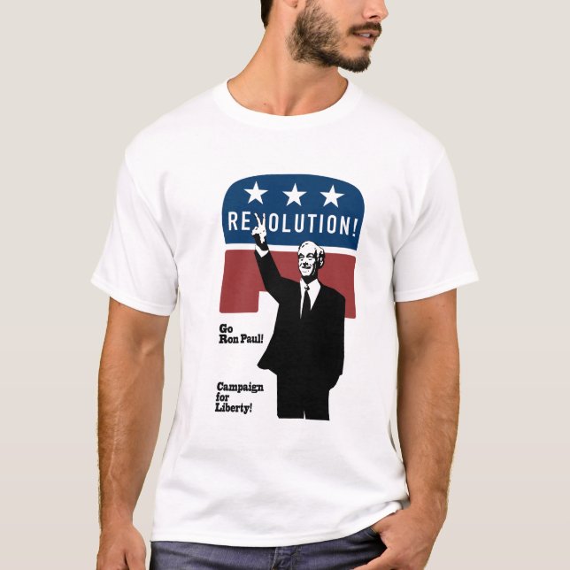 T-shirt Révolution de Ron Paul ! (Devant)