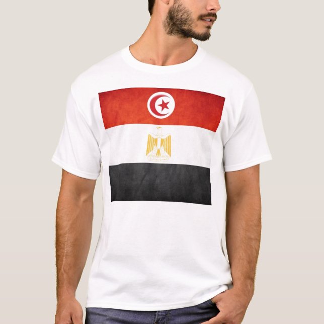 T-shirt Révolution en Egypte et en Tunisie (Devant)