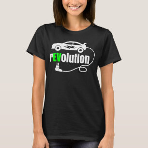 T-shirt REVolution Mobilité électrique E Voiture éco