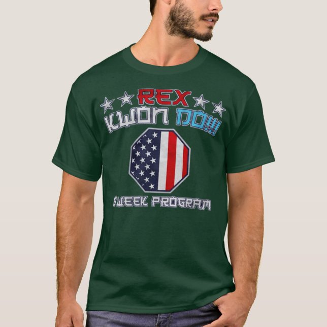 T-shirt Rex Kwon Do Funny (Devant)
