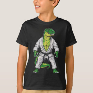 T-shirt Rex Martial Arts Dinosaur Jiu-jitsu Bjj Karate