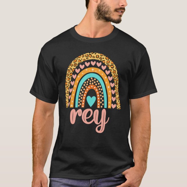 T-shirt Rey Rey Nom Anniversaire Chemise Cadeau (Devant)