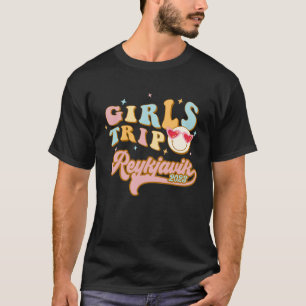 T-shirt Reykjavik Girls Trip 2023 Étudiants Femmes Islande