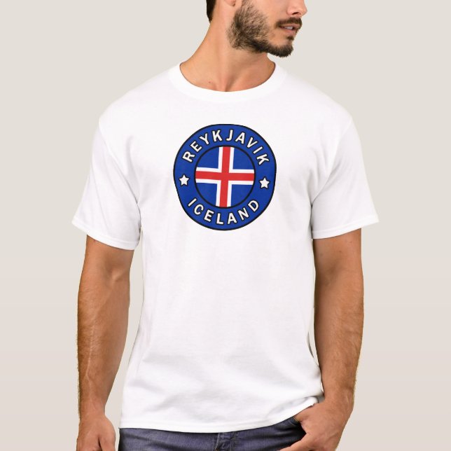 T-shirt Reykjavik Islande (Devant)