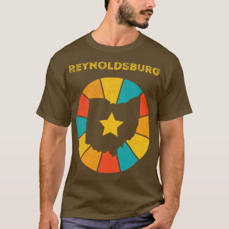T-shirt Reynoldsburg Ohio Souvenir Vintage en détresse 1