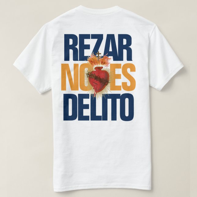T-SHIRT REZAR NO ES DELITO (Design dos)