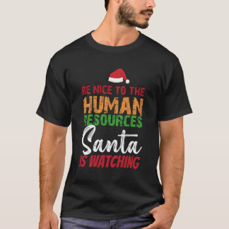 T-shirt RH Noël Ressources humaines Noël Père Noël Noël