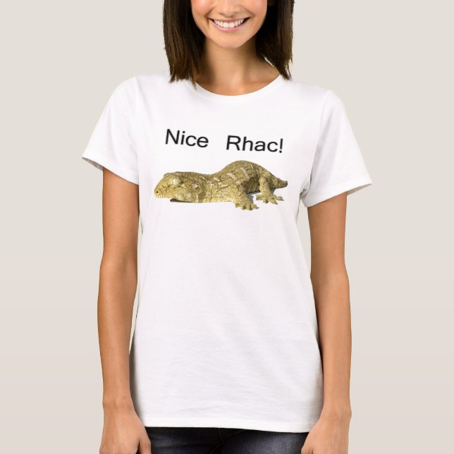 T-shirt Rhac gentil ! - Nouveau Gecko géant calédonien (Devant)