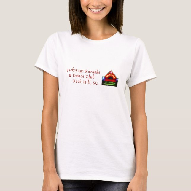 T-shirt Rhésus des coulisses de karaoke et de danse (Devant)