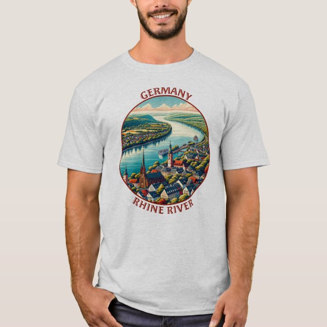 T-shirt Rhin Allemagne (Devant)
