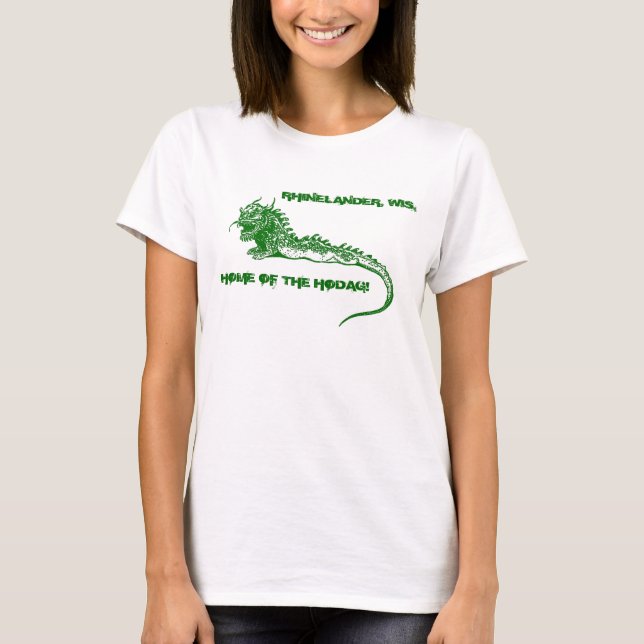 T-SHIRT ~ RHINELANDER LE WISCONSIN DE CHEMISES DE ~ DE (Devant)