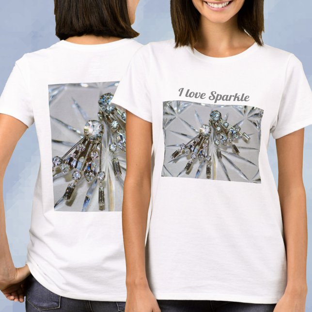 T-shirt Rhinestones Art déco Glam rétro (Créateur téléchargé)