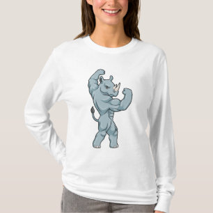 T-shirt Rhino comme Bodybuilder extrême