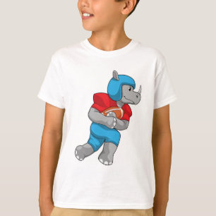 T-shirt Rhino de football
