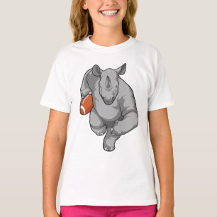 T-shirt Rhino de football