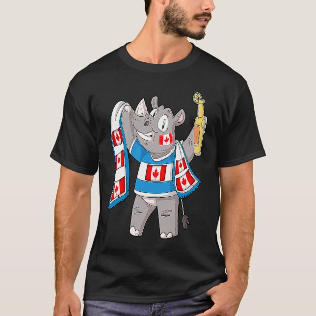 T-shirt Rhino fan Canada (Devant)