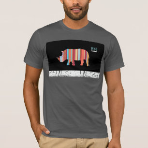 T-shirt rhino / rinno / rhinocéros cool