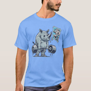 T-shirt Rhino vs Unicorn - Gymnase Drôle Fitness Fitness