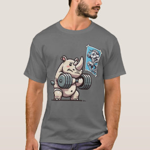 T-shirt Rhino vs Unicorn - Gymnase Drôle Fitness Fitness