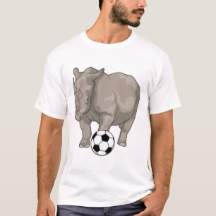 T-shirt Rhinocéros Soccer