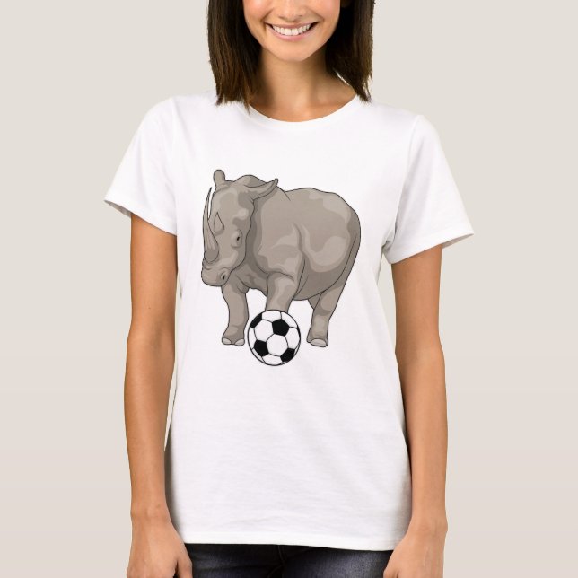 T-shirt Rhinocéros Soccer (Devant)