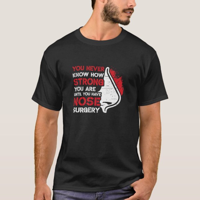 T-shirt Rhinoplastie Chirurgie du nez cosmétique (Devant)