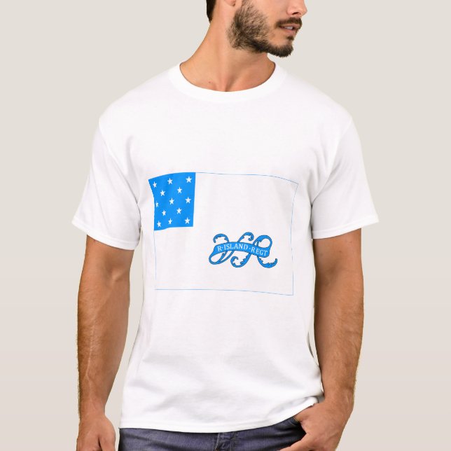 T-shirt Rhode Island 1er Régiment (Devant)