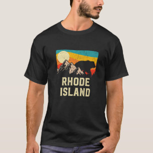 T-shirt Rhode Island Nature Ours sauvage Randonnée de couc